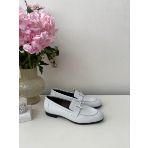에르메스 Hermes Paris Loafers White