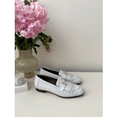 에르메스 Hermes Royal Loafers White
