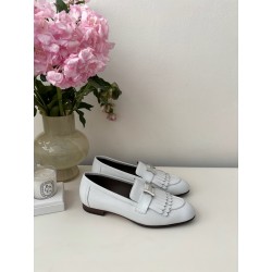 에르메스 Hermes Royal Loafers White