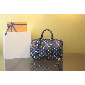 루이비통 Louis Vuitton M113257 x Murakami Takashi Speedy Soft 30 Multicolor