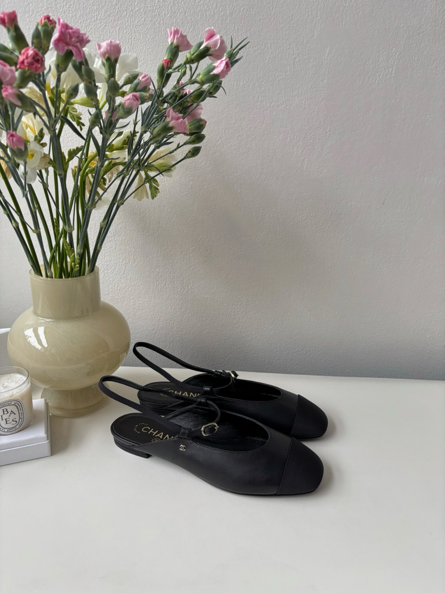 샤넬 CHANEL 26ss Slingbacks Black