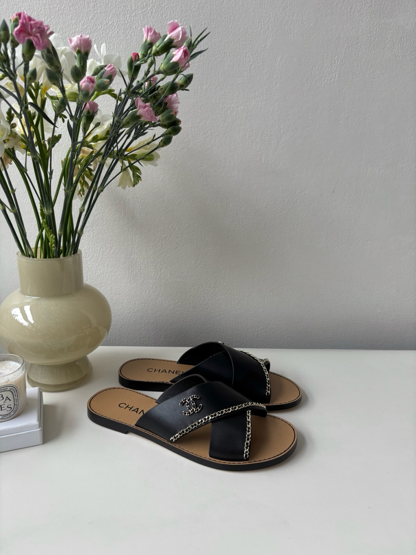 샤넬 CHANEL 슬리퍼 Black