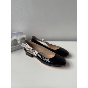 디올 Dior 플랫 Black