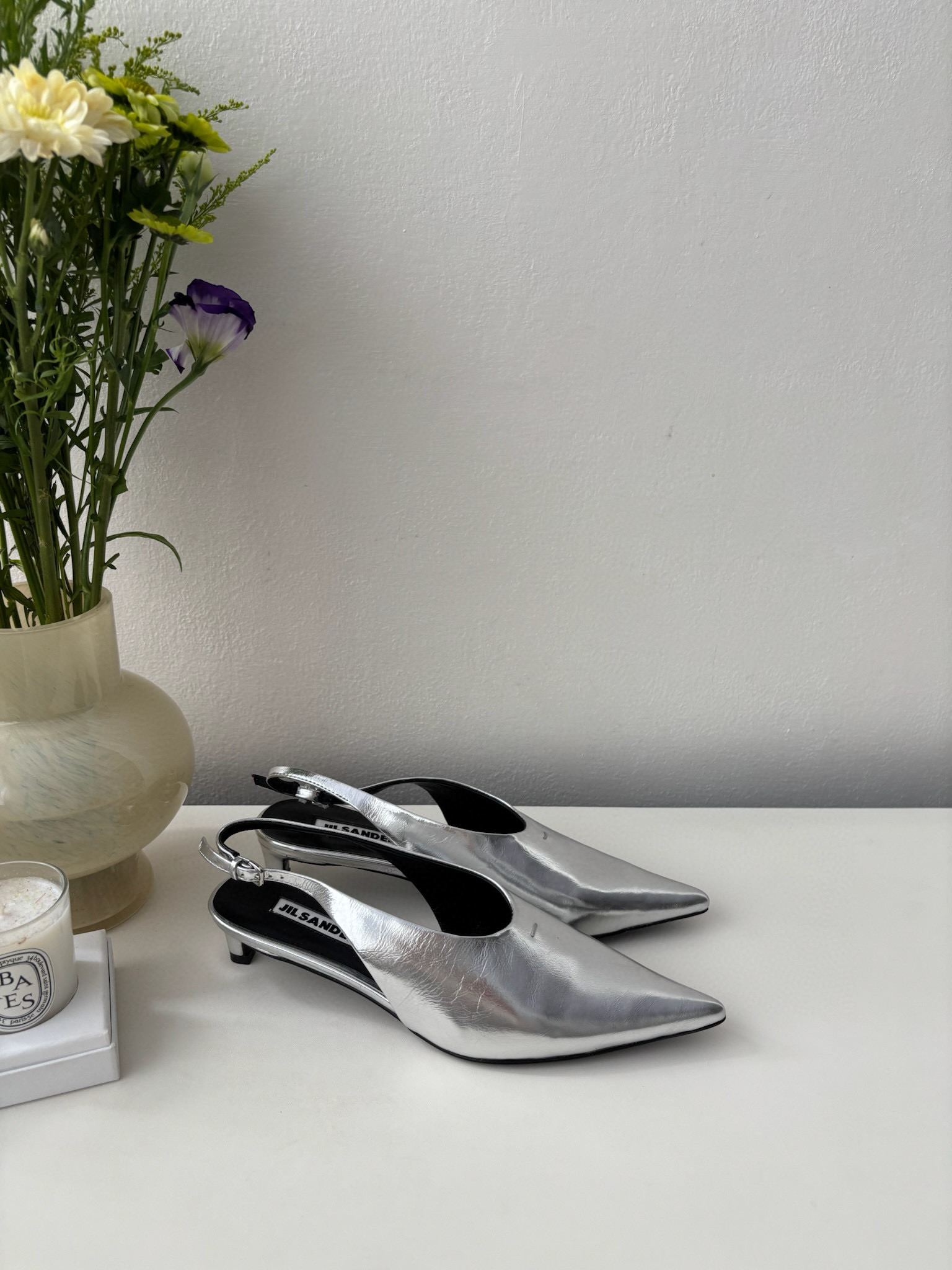 질샌더 Jil Sander 샌들 silver