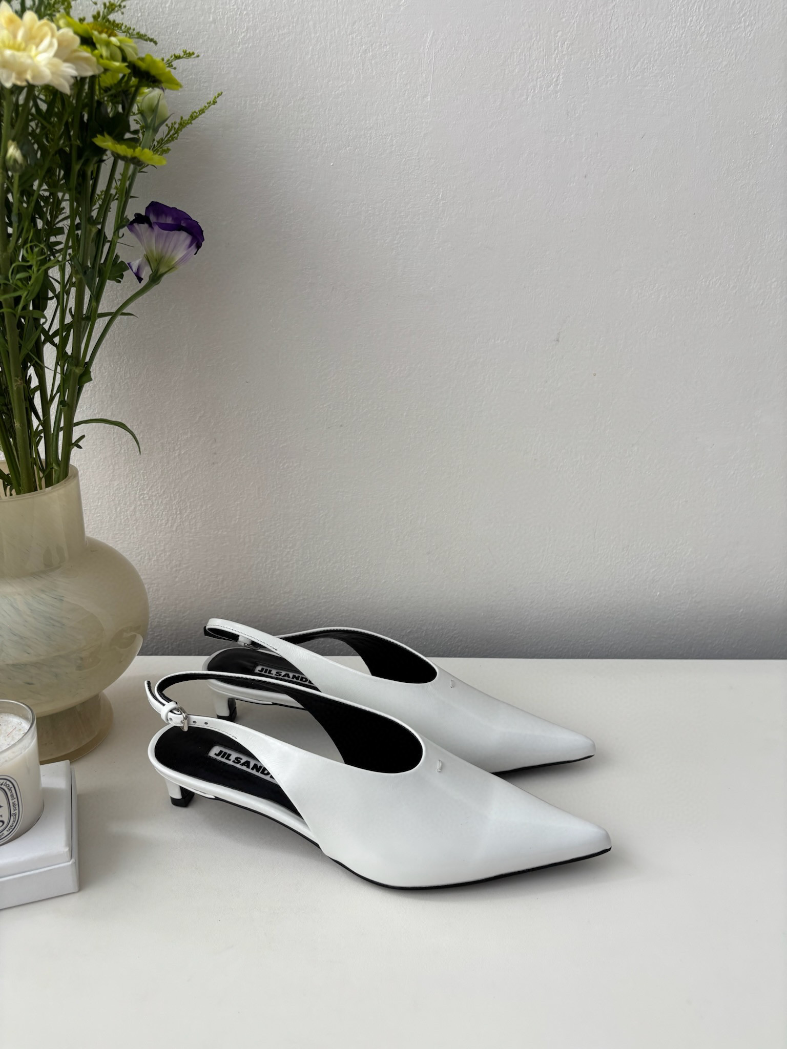 질샌더 Jil Sander 샌들 White