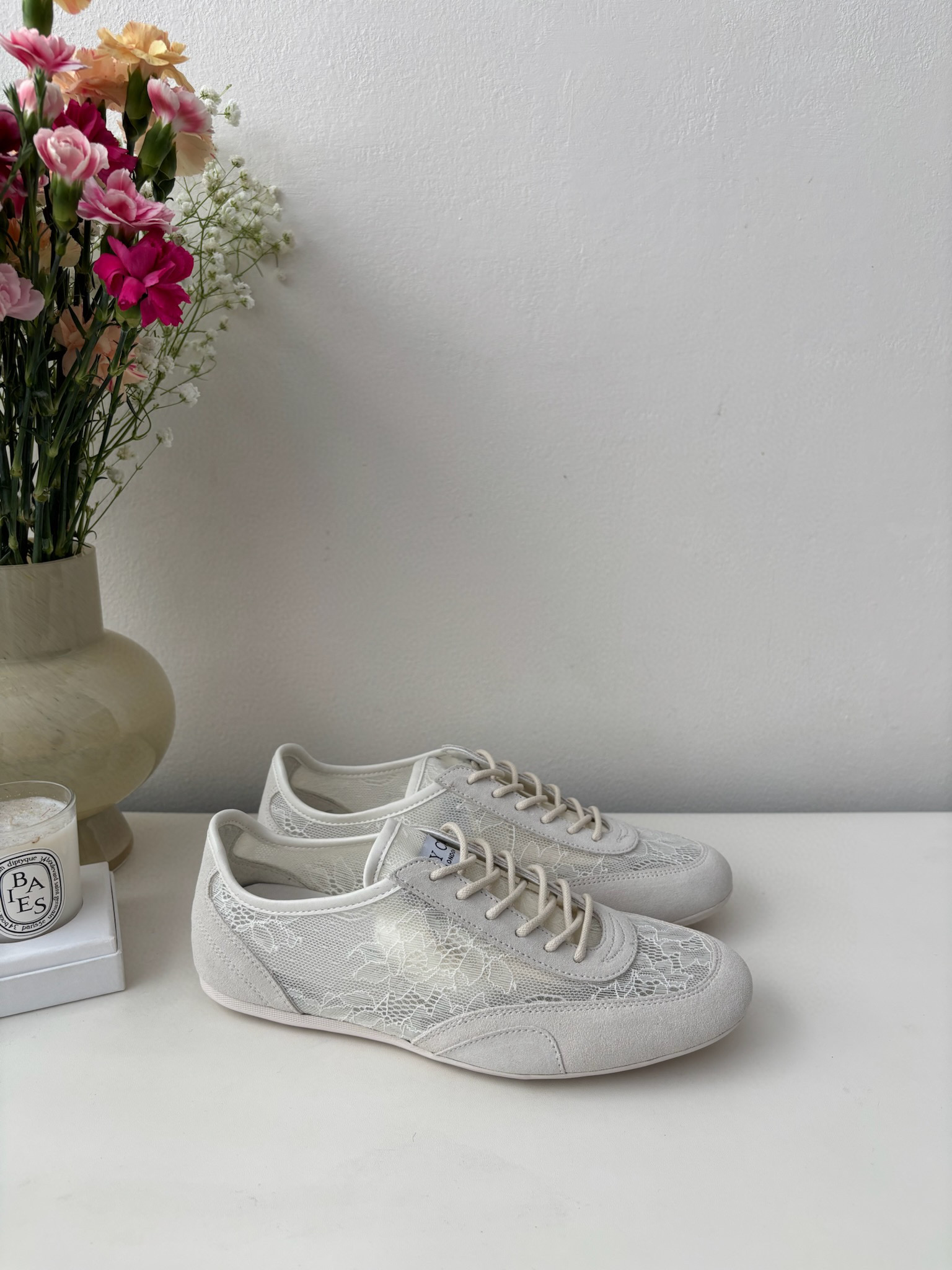 지미추 Jimmy Choo 스니커즈 White