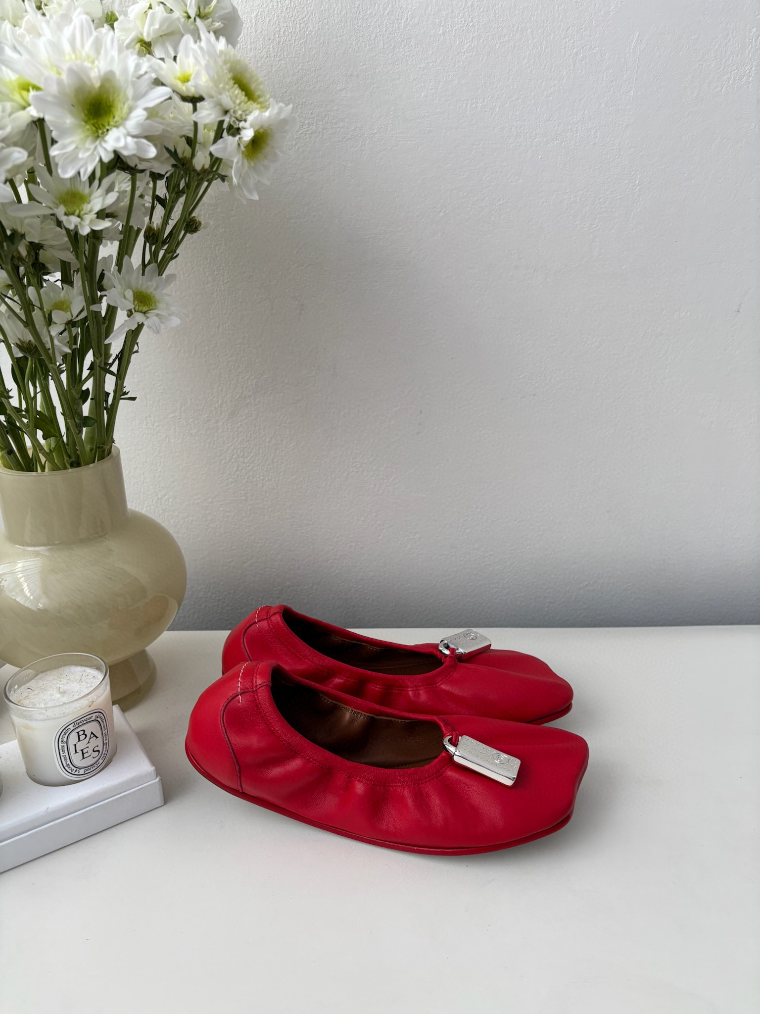 발렌시아가 Maison Margiela 슬립온 슈즈 Red