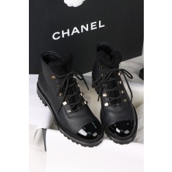샤넬 CHANEL 24N 레이스업 Black