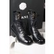 샤넬 CHANEL 25A 레이스업 Black
