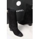 샤넬 CHANEL 25B 하이 부츠 Black