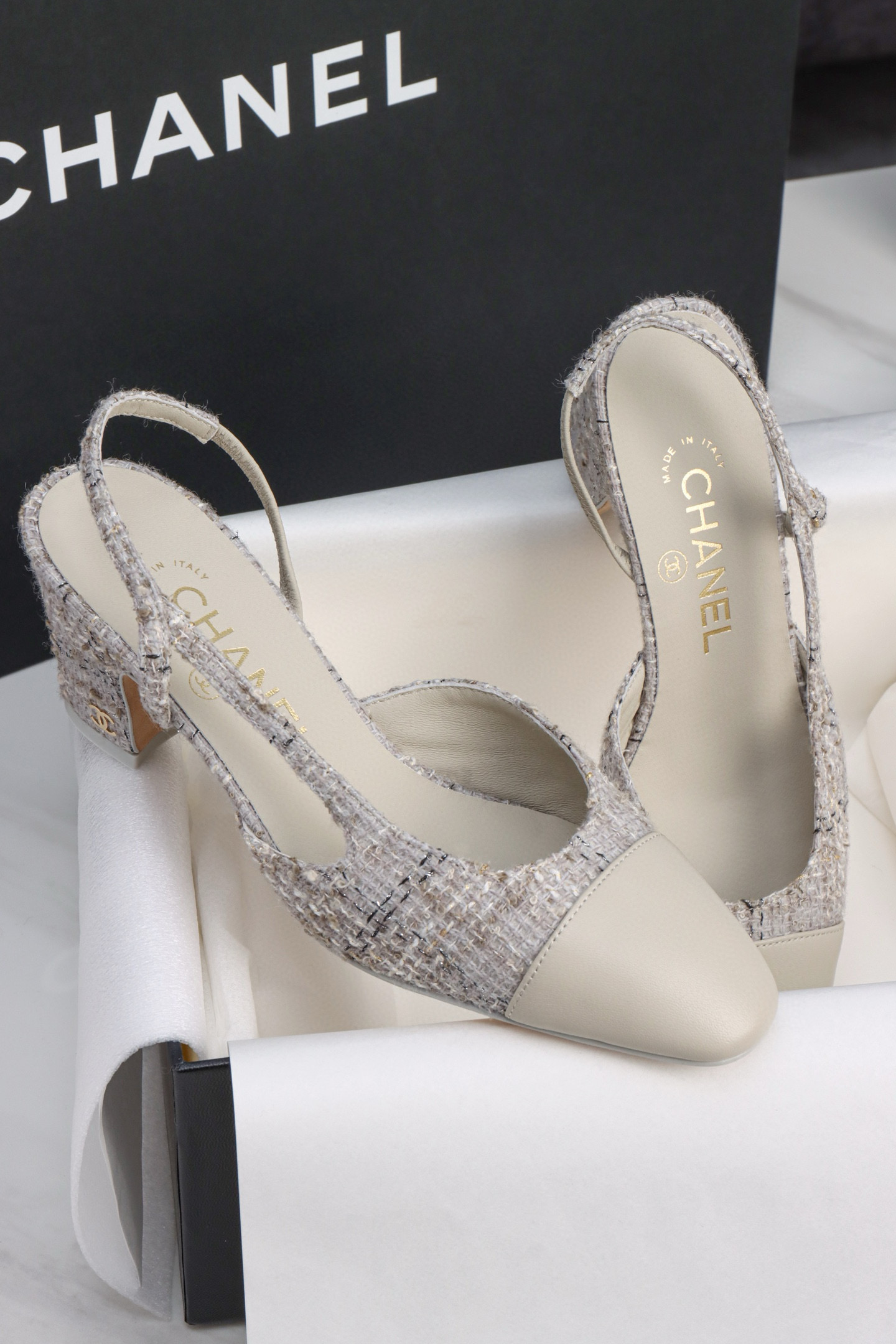 샤넬 CHANEL 25B Slingbacks
