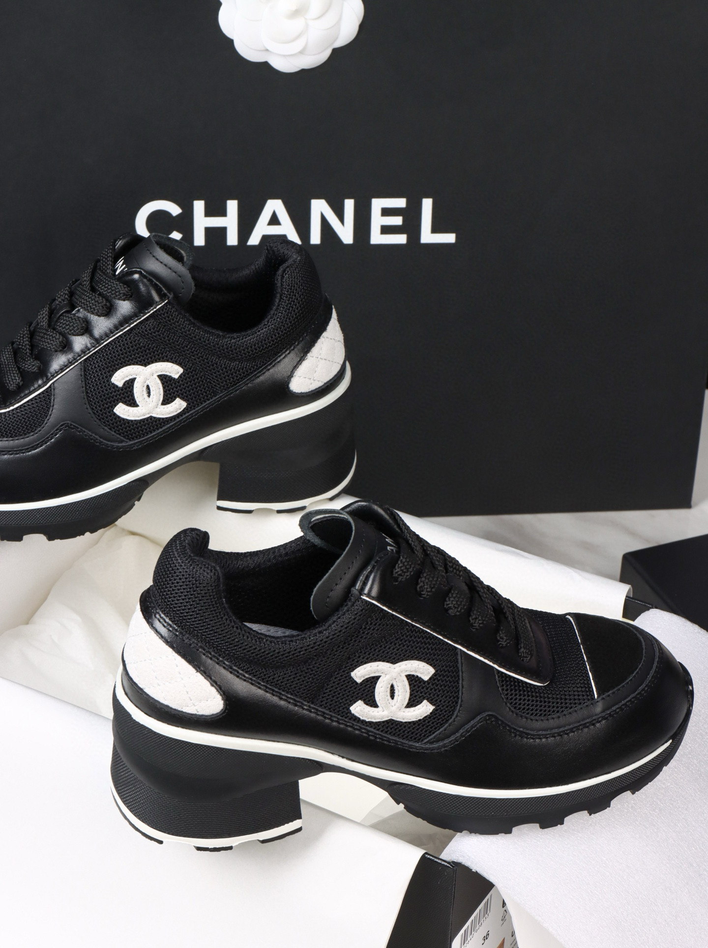 샤넬 CHANEL 25K G46871 스니커즈 Black