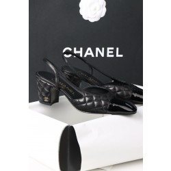 샤넬 CHANEL 25K Slingbacks Black