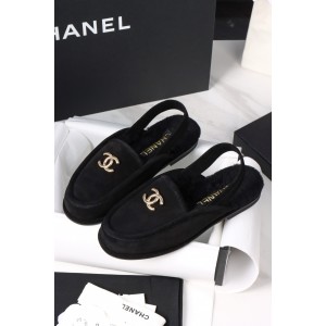 샤넬 CHANEL 25K Slingbacks Black