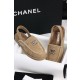 샤넬 CHANEL 25K Slingbacks Khaki