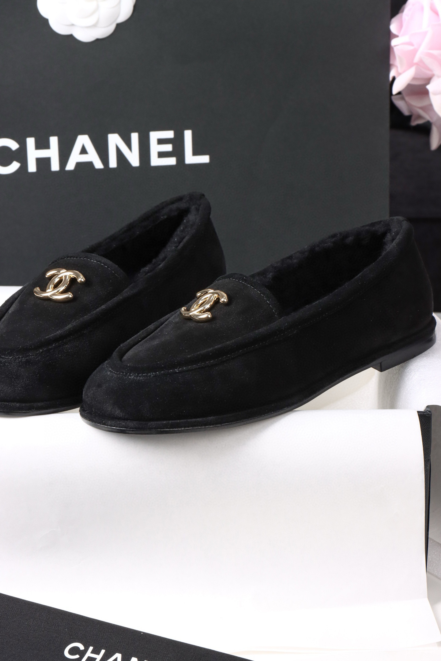 샤넬 CHANEL 로퍼 슈즈 Black