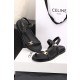셀린느 Celine Maud Sandal with Triomphe in Calfskin Black