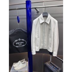 프라다 Prada 레더 재킷