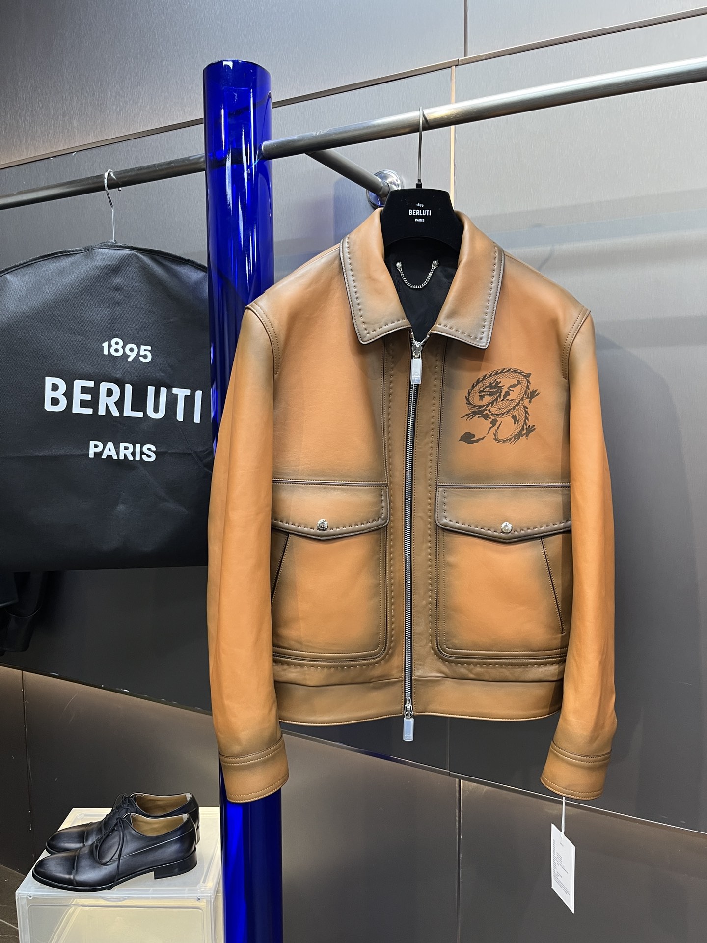 벨루티 BERLUTI 레더 재킷
