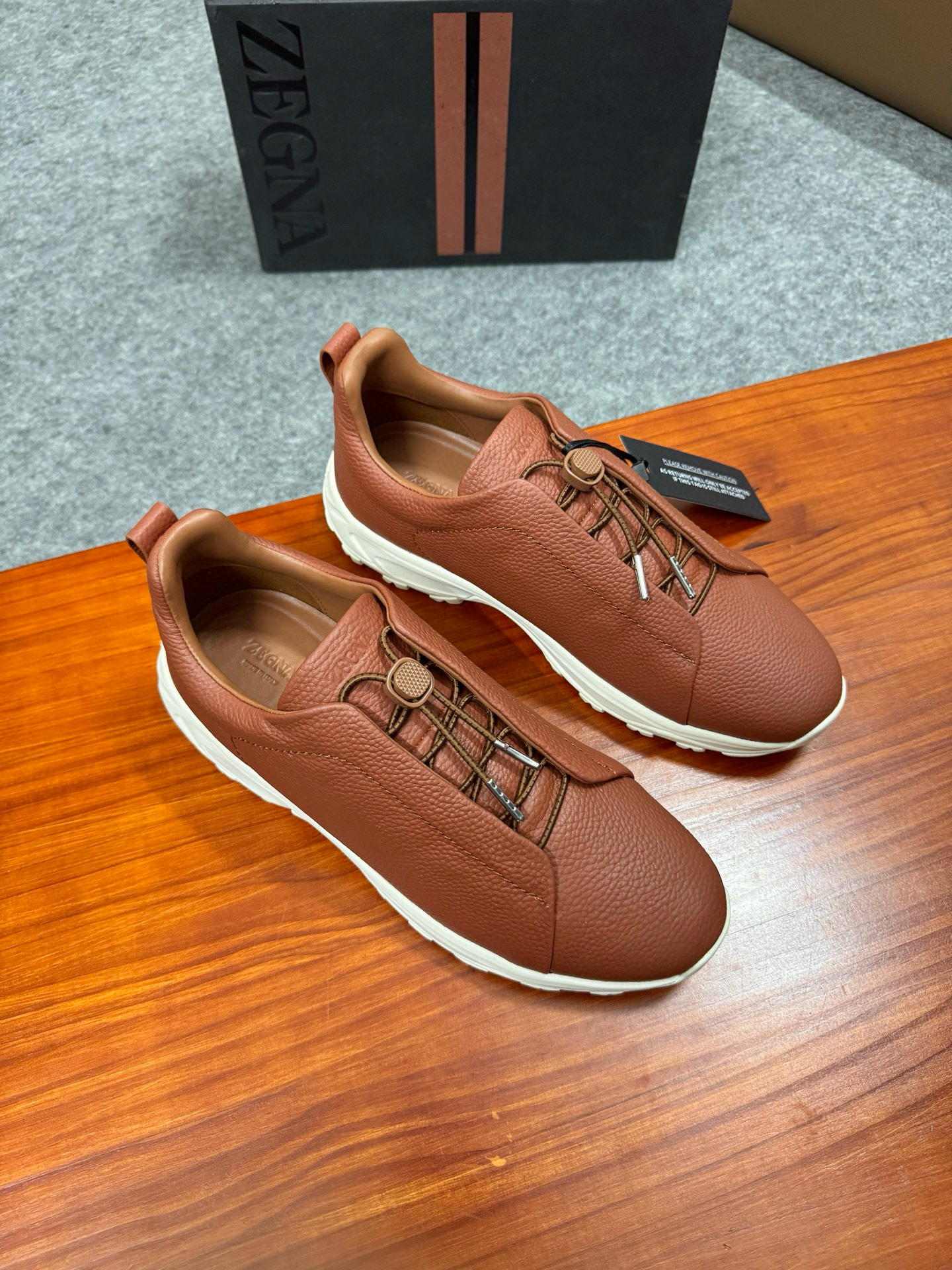 제냐 Zegna Triple Stitch TM Monte 스니커즈