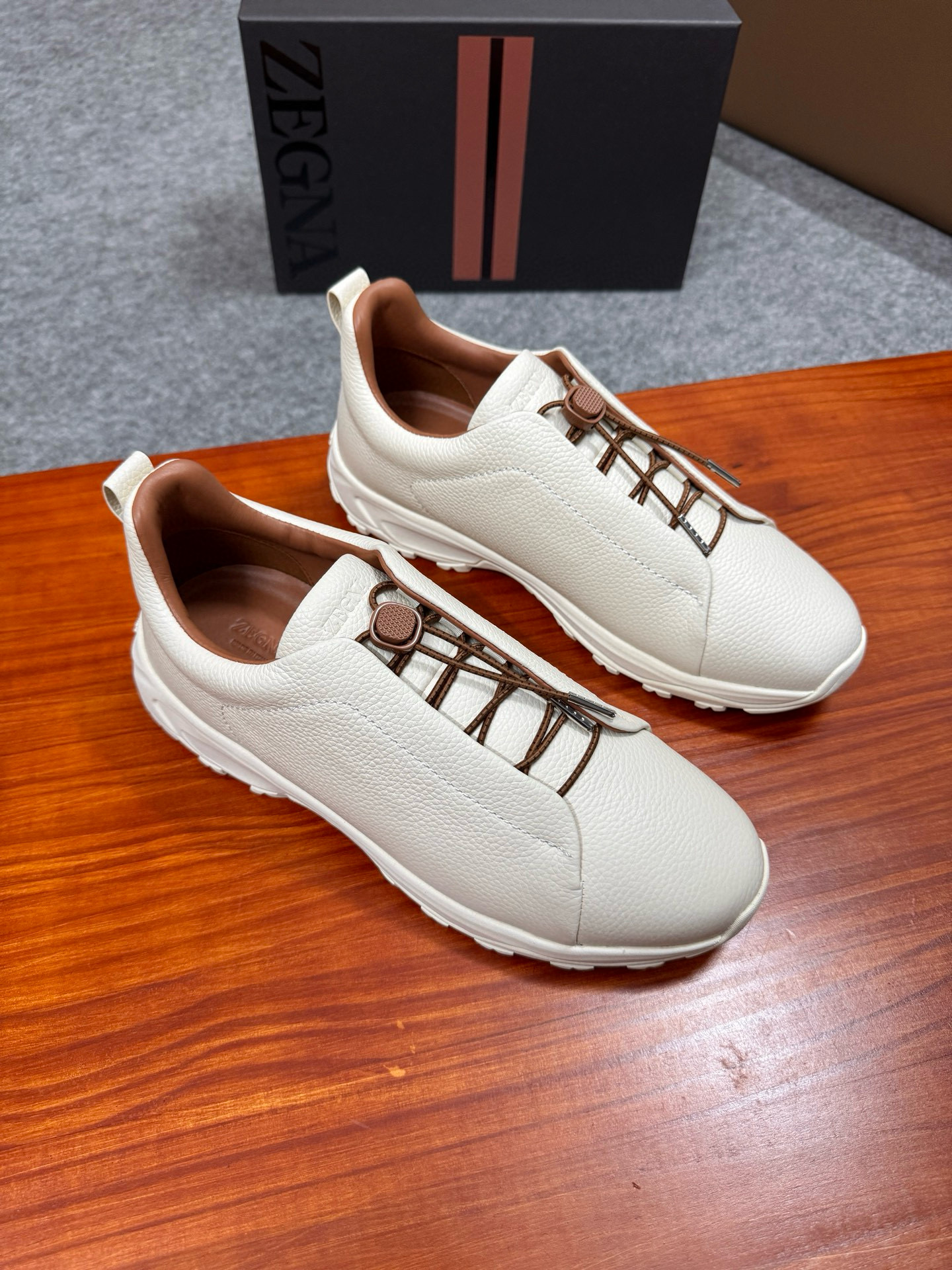 제냐 Zegna Triple Stitch TM Monte 스니커즈