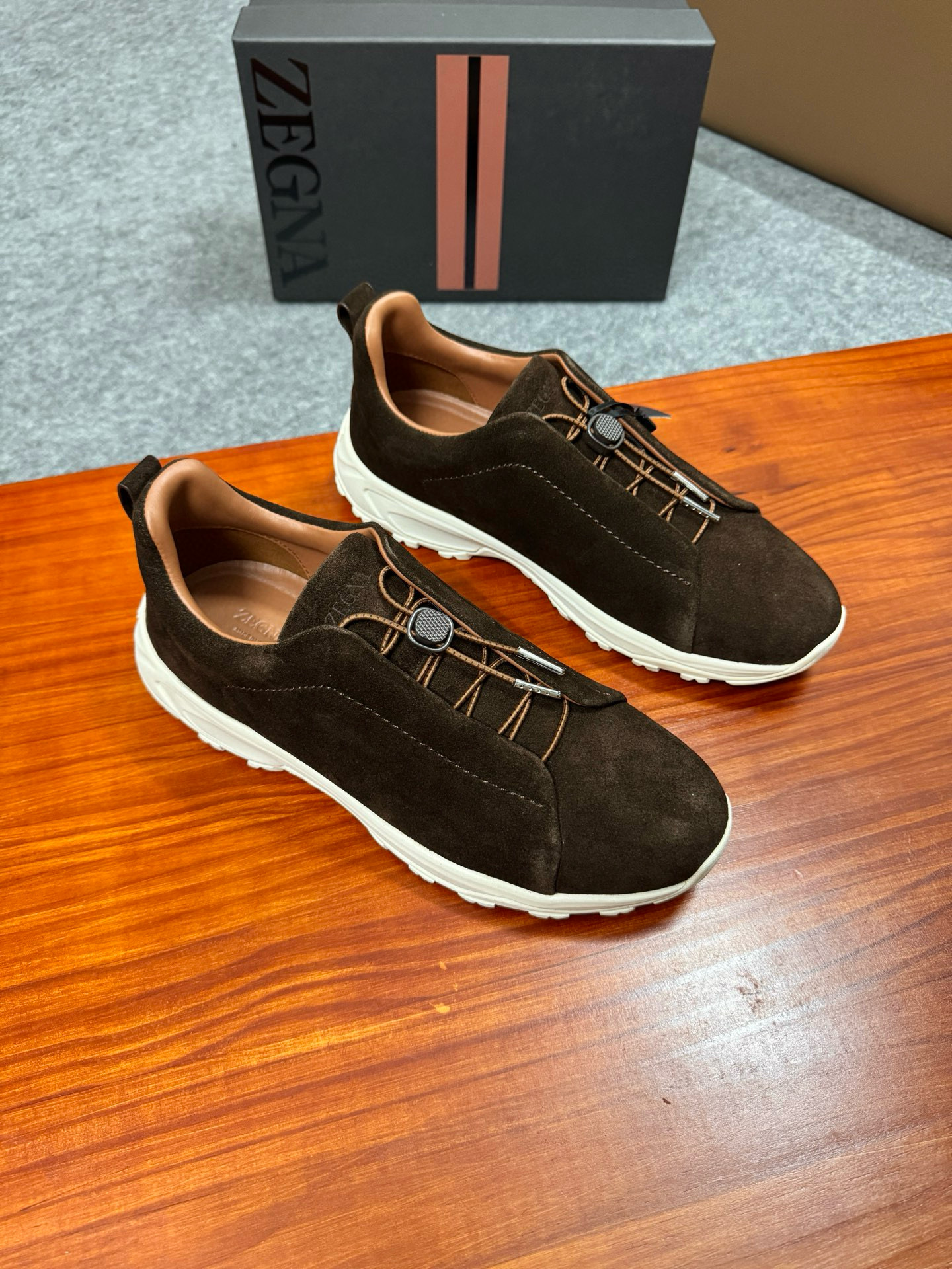 제냐 Zegna Triple Stitch TM Monte 스니커즈
