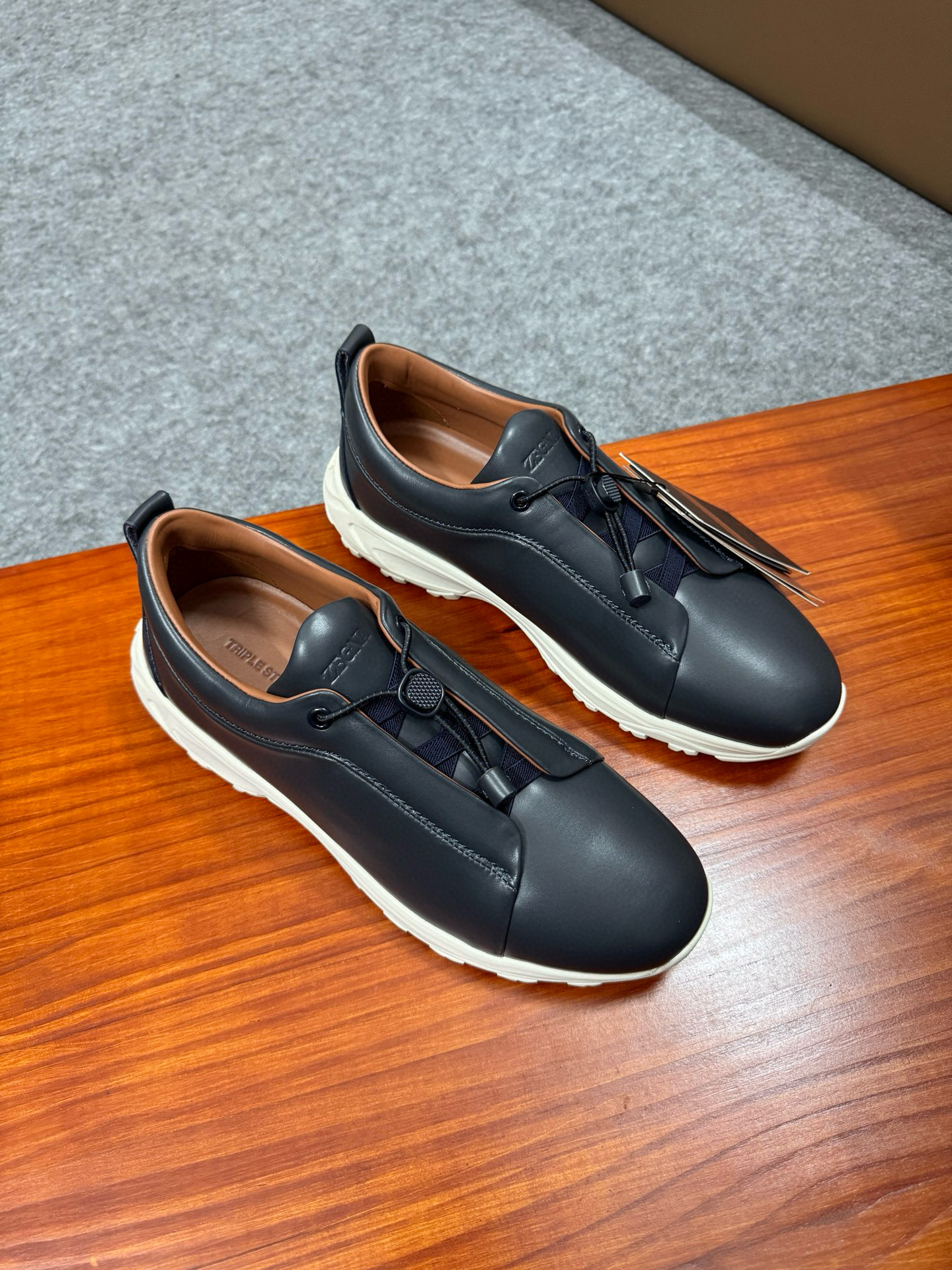 제냐 Zegna Triple Stitch TM Monte 스니커즈
