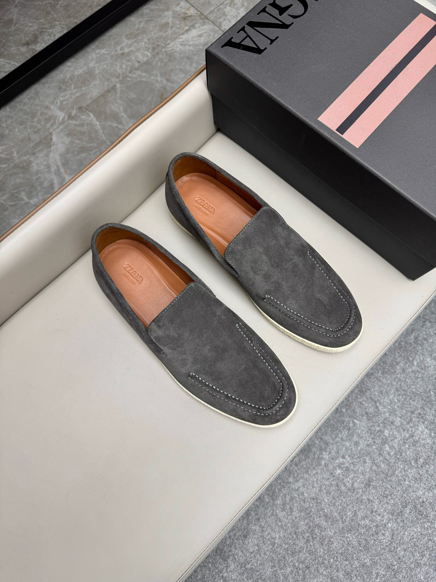 제냐 Zegna Triple Stitch TM 스니커즈