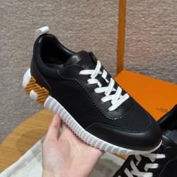 에르메스 Hermes 625 Bouncing 스니커즈 Goatskin mesh netting&Black