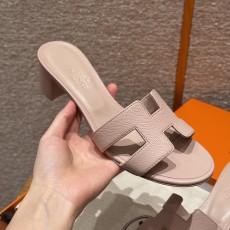 에르메스 Hermes 185 Oasis sandal Epsom Buttermilk skin&Terre Cuite