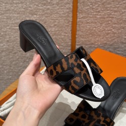 에르메스 Hermes 185 Oasis sandal Horsehair&Gold Black