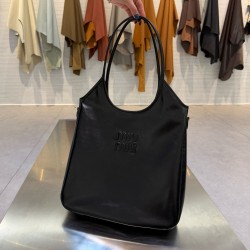 미우 미우 Miu Miu Ivy leather bag Black 33cm