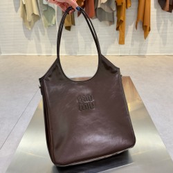 미우 미우 Miu Miu Ivy leather bag Briarwood 33cm