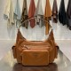 미우 미우 Miu Miu 5BC189 Pocket nappa leather bag Caramel 32cm