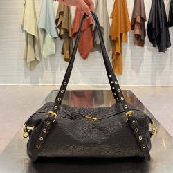 미우 미우 Miu Miu Joie Nappa Leather Bag Black