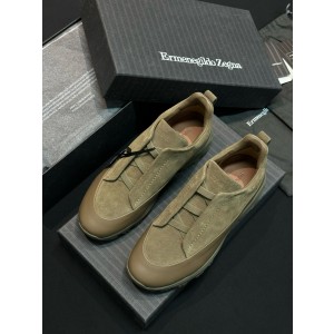 제냐 Zegna Gegna Triple Stitch™  Monte 스니커즈 Green