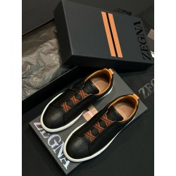 제냐 Zegna TIZIANO XXX 스니커즈 Black&Brown