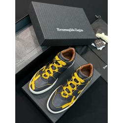 제냐 Zegna TIZIANO XXX 스니커즈 grey&yellow
