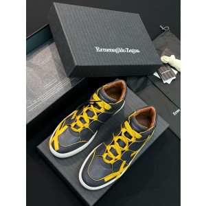 제냐 Zegna TIZIANO XXX 스니커즈 grey&yellow