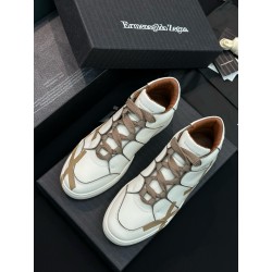 제냐 Zegna TIZIANO XXX 스니커즈 White&Apricot