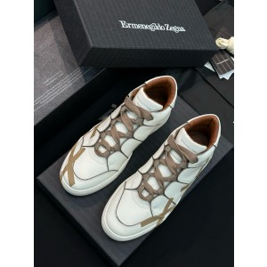 제냐 Zegna TIZIANO XXX 스니커즈 White&Apricot