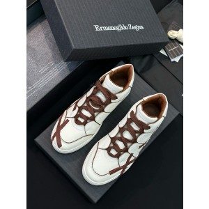 제냐 Zegna TIZIANO XXX 스니커즈 White&Brown