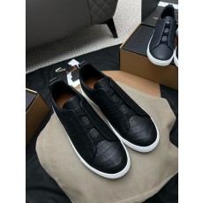 제냐 Zegna Handmdae crocodile TS-SECONDSKIN 스니커즈 Himalayas
