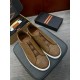제냐 Zegna Handmdae crocodile TS-SECONDSKIN 스니커즈 Brown