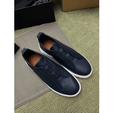 제냐 Zegna Triple Stitch 스니커즈 Blue