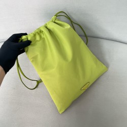 프라다 Prada 1NK001 Wish 위시 리나일론 파우치 green 29cm