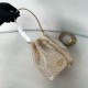 프라다 Prada 1BE067 크리스털 장식 새틴 미니백 gold 15.5cm