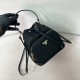 프라다 Prada 1BH038 Duet Re-Nylon 듀엣 리나일론 버킷 백 Black 23cm