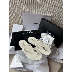샤넬 CHANEL G47243 슬리퍼 White