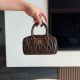 미우 미우 Miu Miu 5BP088 Arcadie 마테라쎄 나파 가죽 미니 백 Briarwood 19cm